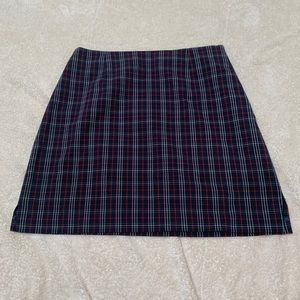 Plaid skirt